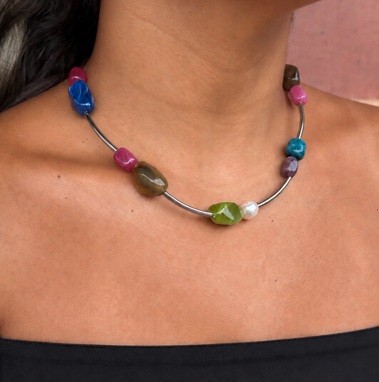 Cleo Stone Necklace