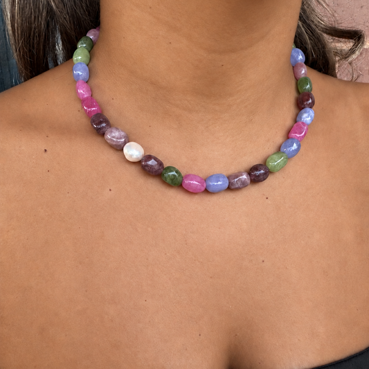 Ava Stone Necklace