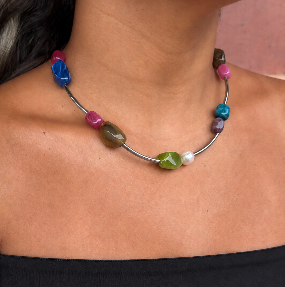 Cleo Stone Necklace